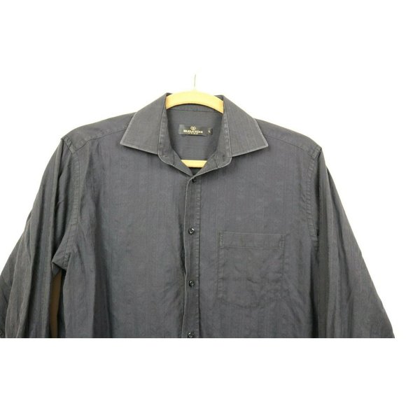 Bugatchi Uomo Mens Shirt Long Sleeve Button Up L - Picture 3 of 7